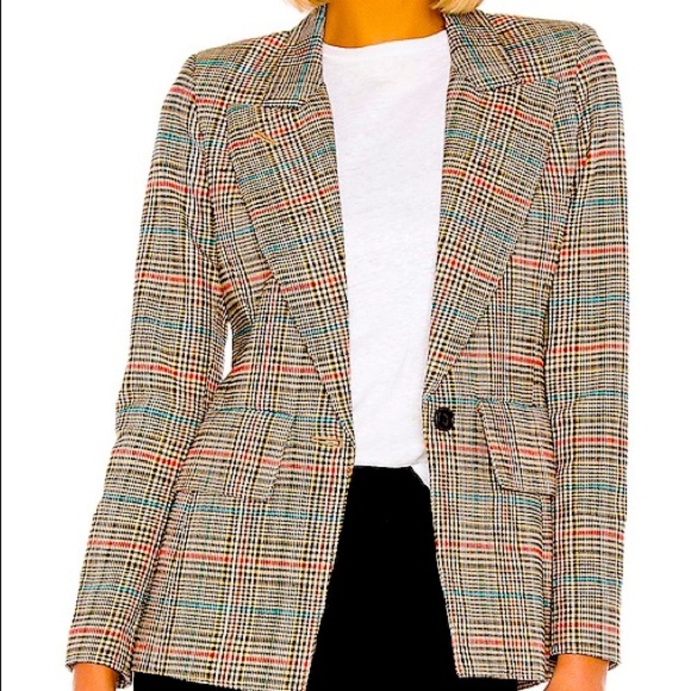 Smythe Plaid Tartan Blazer
